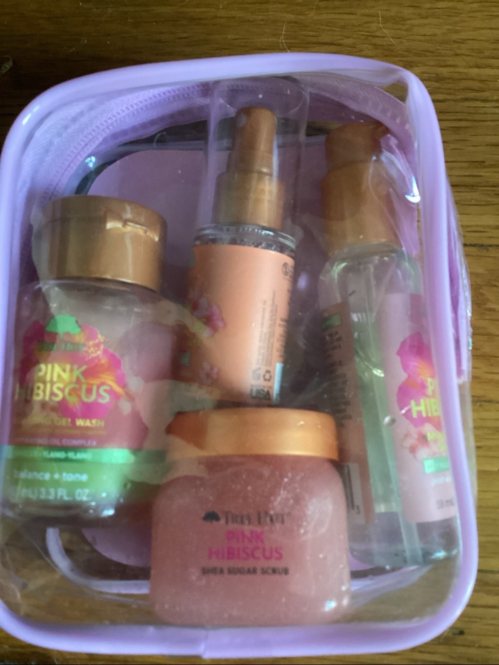 trendy tree hut hibiscus travel set